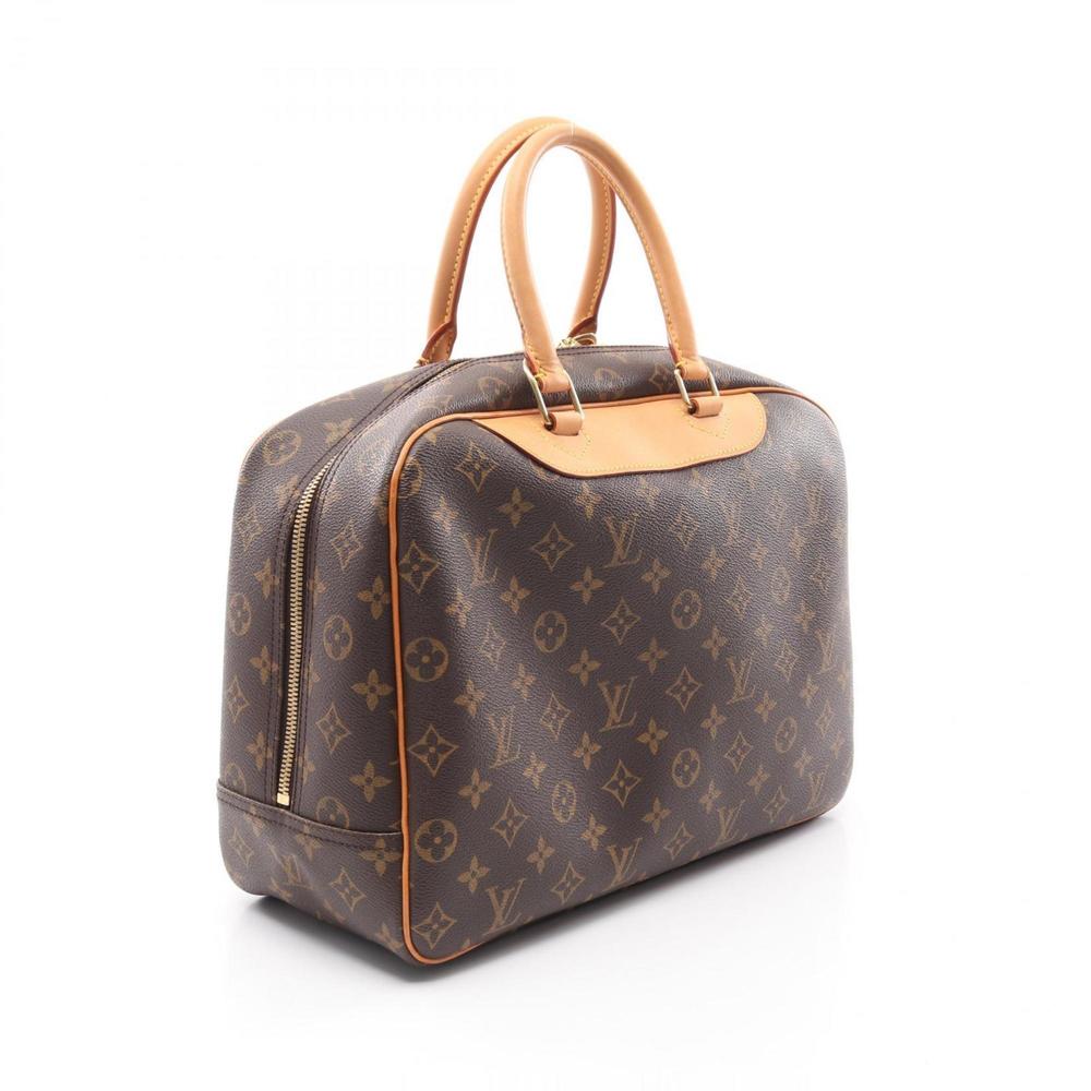 LOUIS VUITTON Brown Monogram Leather Deauville Bag - Picture 2 of 10
